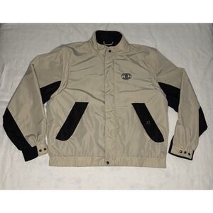 Footjoy DryJoys Golf Jacket Mens XL‎ Tan Excellent Country Club Woodmore Zip